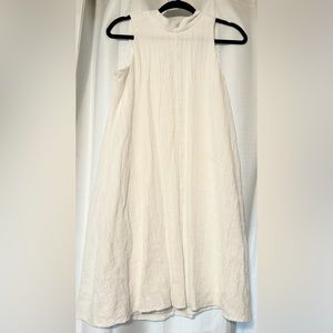 Calvin Klein Shift Dress with Tie Neck